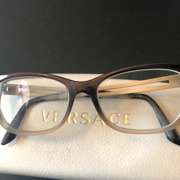 Versace authentique prescription glasses plus case - Picture 2 of 2